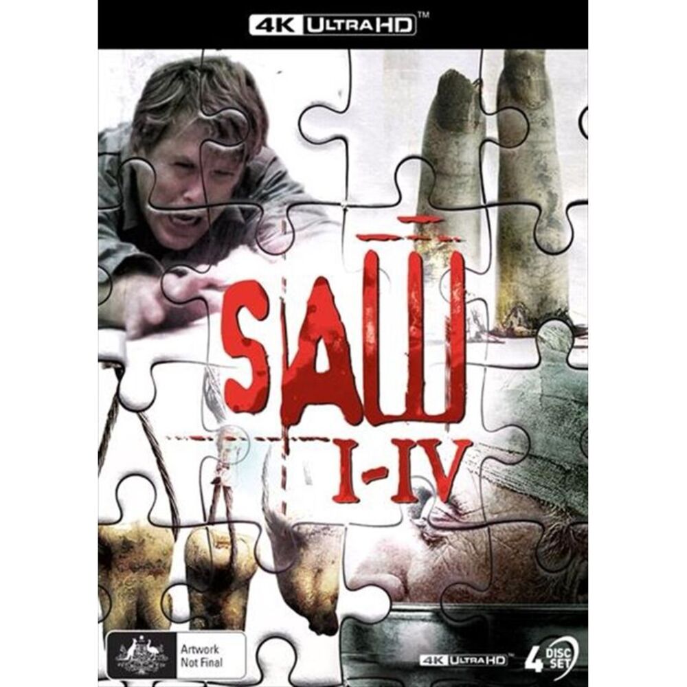 Saw I-IV (2004-2007) - Special Edition All-Region UHD with Blu-Ray  ULTRA HD